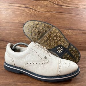 G/Fore Saddle Gallivanter White Leather Spikeless Golf Shoes Men’s Size 11